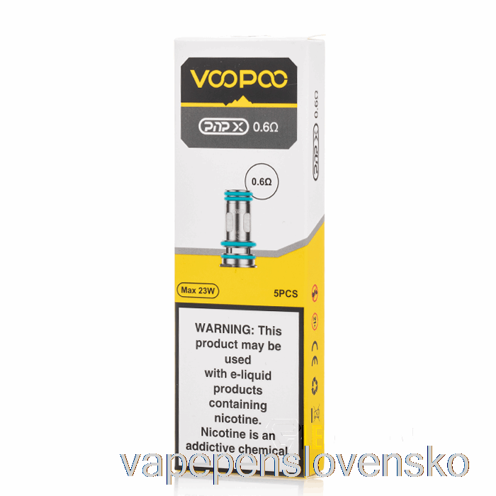 Voopoo Pnp-x Náhradné Cievky 0,6ohm Pnp-x Cievky Vape Pero